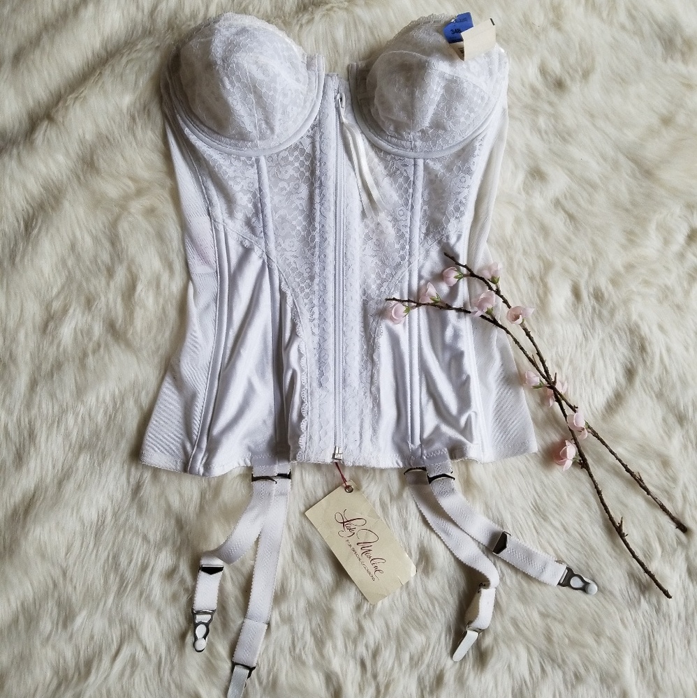 White Bridal Bustier
